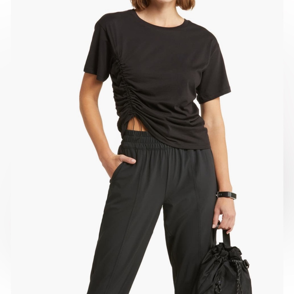 Zella Adjustable Ruched Top Small - Picture 2 of 6